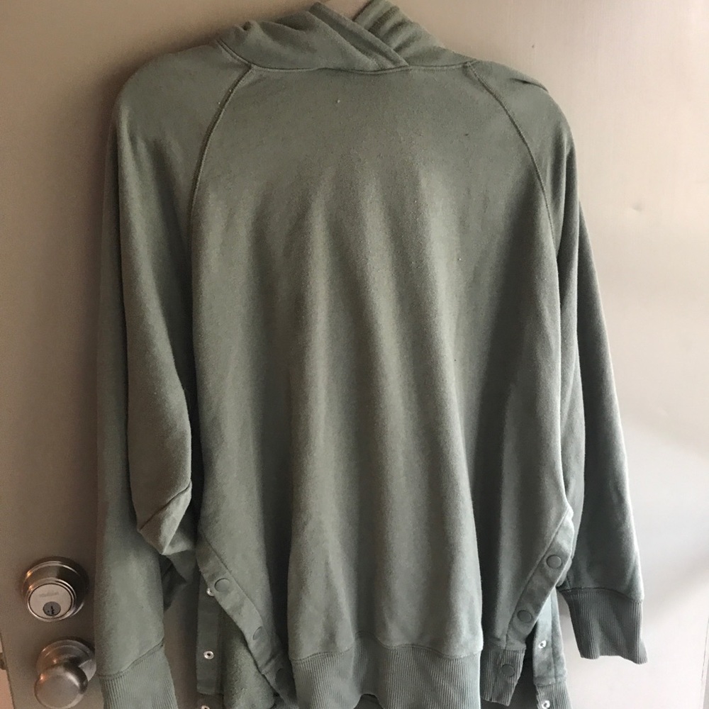 Aerie side button hoodie sweatshirt pullover